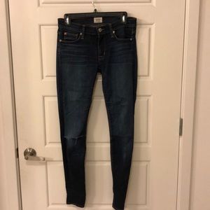 Hudson Skinny Blue Jeans